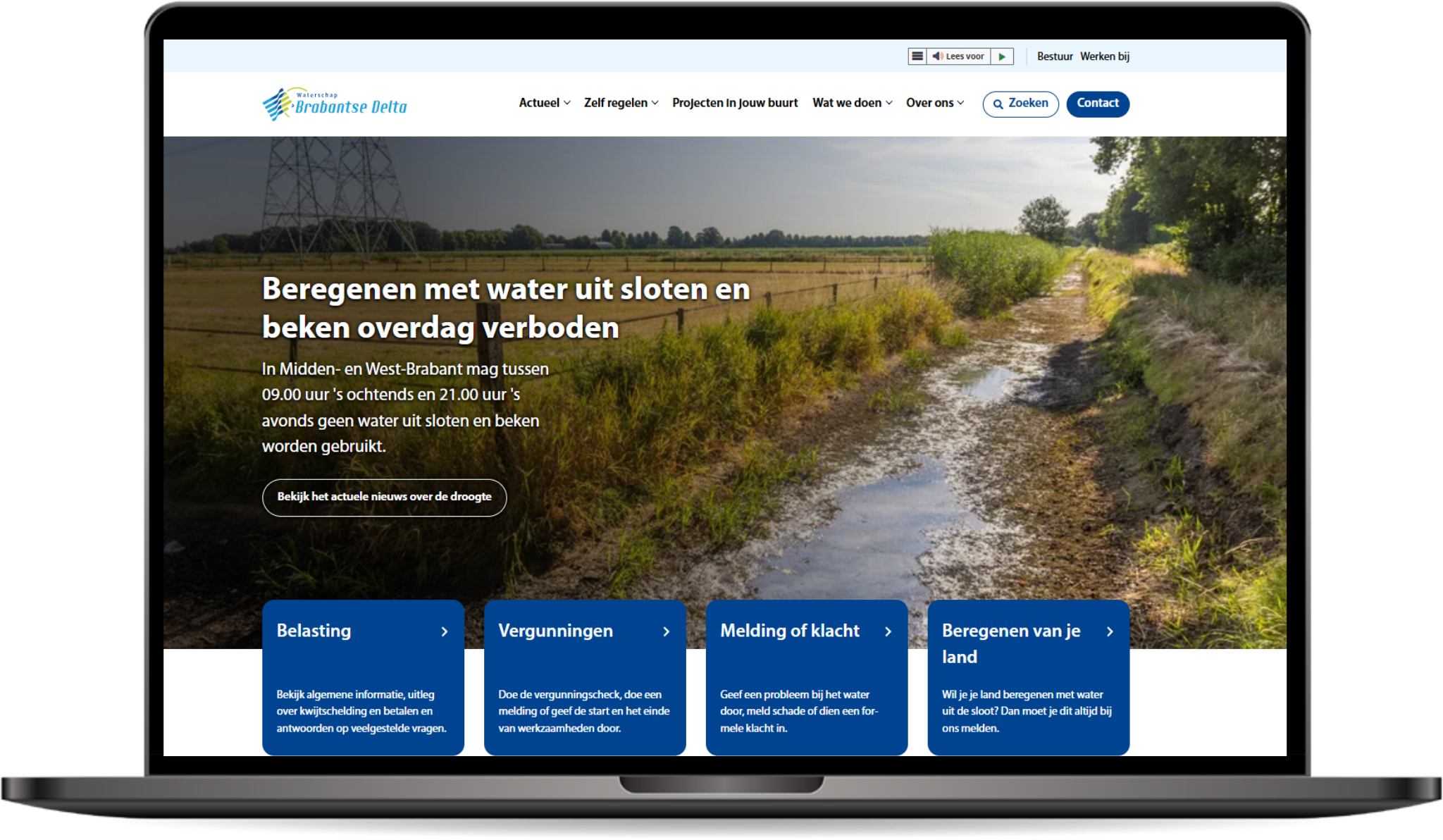 Homepage Brabantsedelta.nl